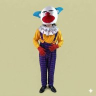 disfraz payaso toy story - disney pixar - botarga